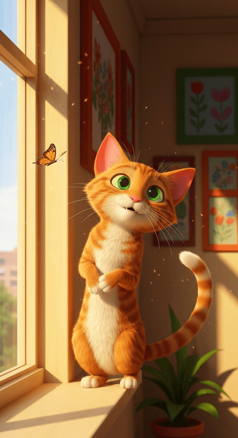 Pixar 3D Style style AI story scene 1