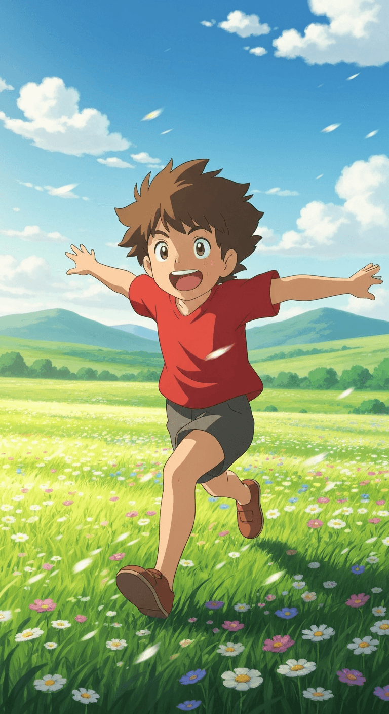 Studio Ghibli Style style AI story scene 1