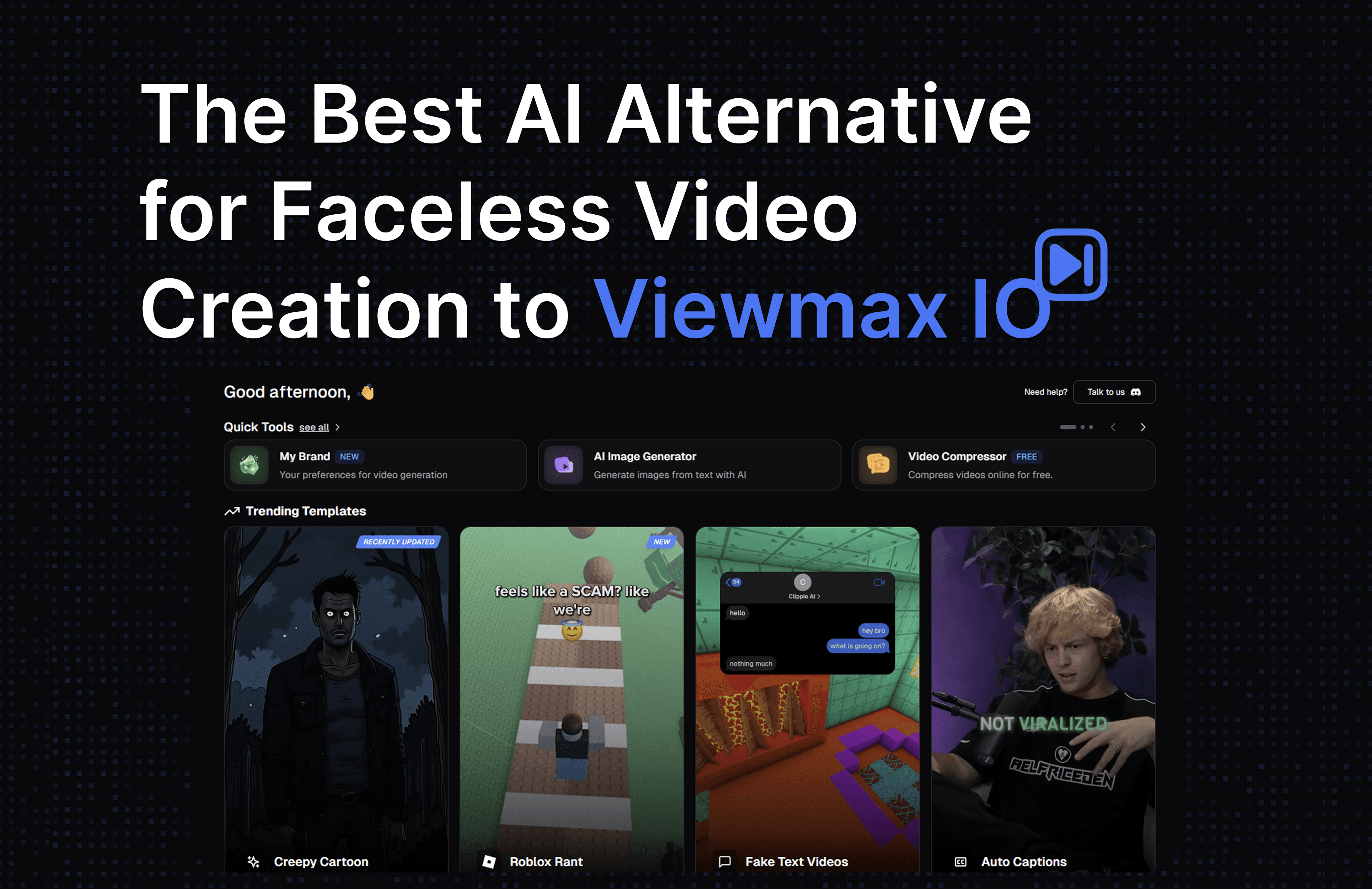Best Viewmax IO AI Alternative for Viral Faceless Content 2026