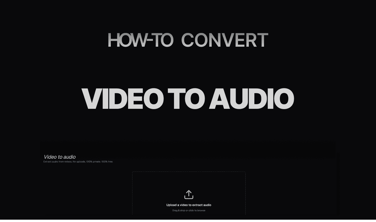 How to Convert Video to Audio with Clippie AI (2026 Guide)