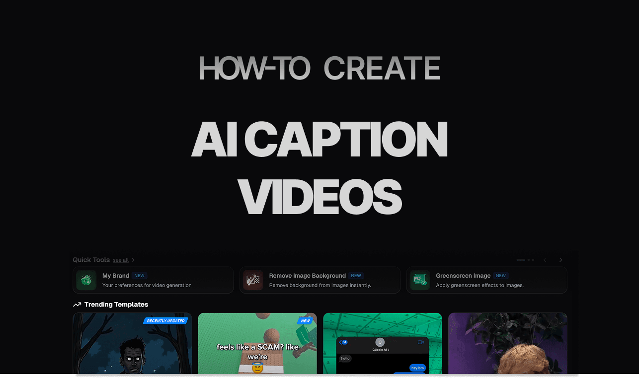 How to Generate AI Captions with Clippie AI (2026 Guide)