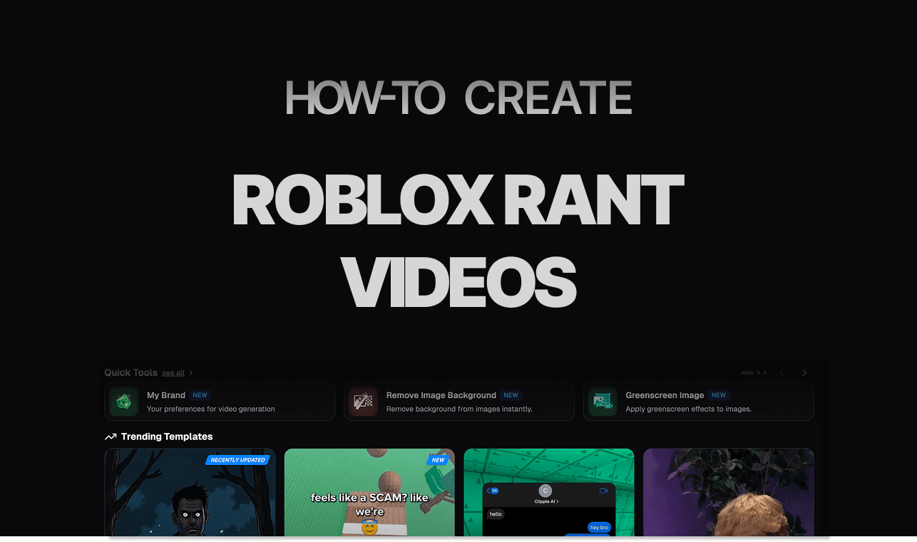 Roblox Rant Maker How to Make Roblox Rant Videos with Clippie AI (2026 Guide)